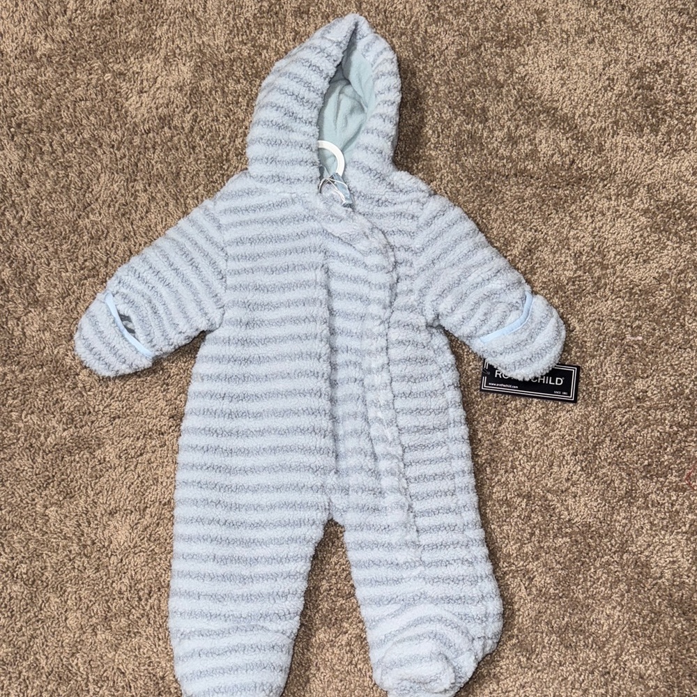 Rothschild Baby Blue Pram with Hood